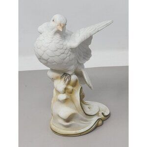 Vintage Lefton Porcelain “White Dove” KW 4097 Figurine Sculpture